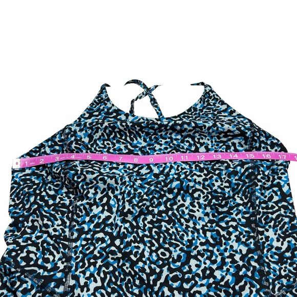 Athleta Infinity Printed Dress Skort Romper One Piece Racerback Size Medium - Picture 4 of 9